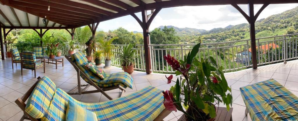 Haut De Villa Chez Ghighi Rivière-Pilote Esterno foto